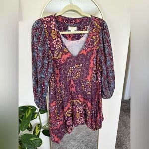 Maeve by Anthropologie Mariella Tunic Top